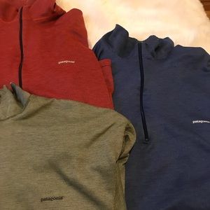 3 Half Zip XL Patagonia Long Sleeve Shirt